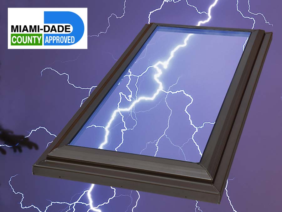 kennedy curb mount glass skylight